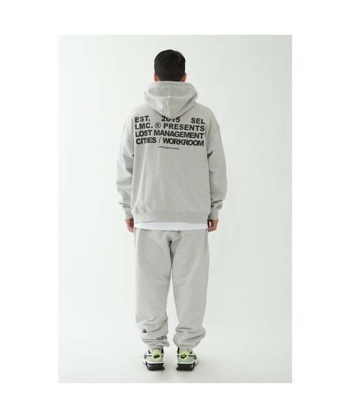 LMCの「21SSM WORKROOM ZIPUP HOODIE(パーカー・メンズ・グレー/ブラック・L/S/M)」の13枚目の写真