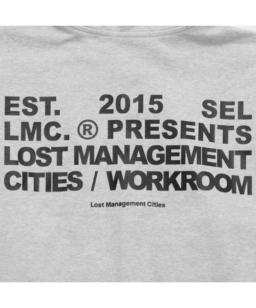 LMCの「21SSM WORKROOM ZIPUP HOODIE(パーカー・メンズ・グレー/ブラック・L/S/M)」の9枚目の写真