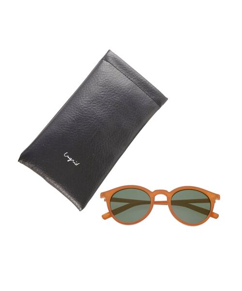 Ungrid（アングリッド）の「カラーフレームサングラス（サングラス・レディース・オレンジ/アイボリー/モカ・FREE）」の4枚目の写真