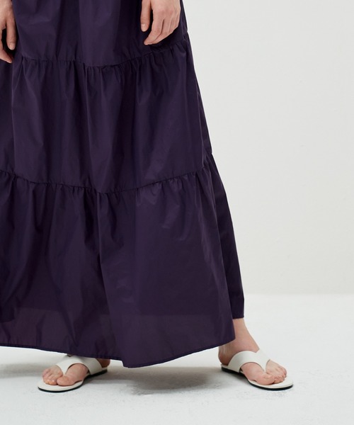 AKTE(アクテ)の「ワイドトングサンダル(サンダル・レディース・ホワイト/ブラック・S/M)」の4枚目の写真