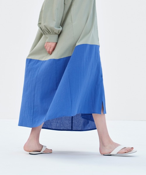 AKTE(アクテ)の「ワイドトングサンダル(サンダル・レディース・ホワイト/ブラック・S/M)」の8枚目の写真