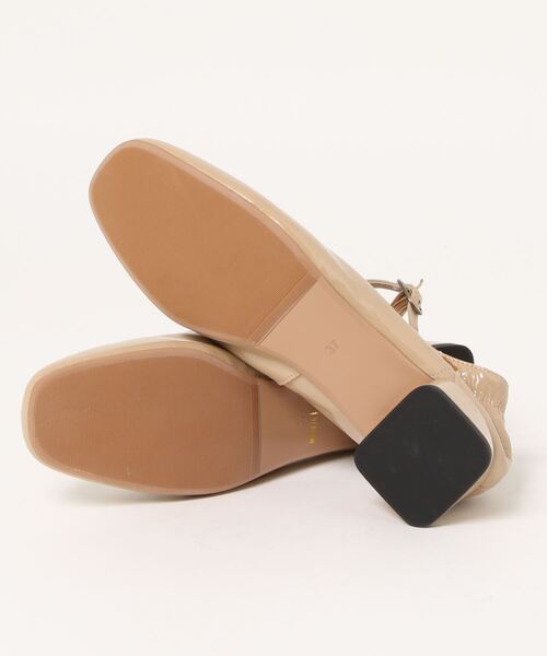 ground green store（グラウンドグリーンストア）の「YV / yv-2034 / 本革ワンストラップパンプス（パンプス・レディース・ブラック/ベージュ・38/36/37/35/39）」の3枚目の写真