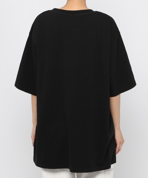 niko and...（ニコアンド）の「アソートロゴロング丈Tシャツ（Tシャツ/カットソー・レディース・クリーム/チャコール/オフホワイト/ブラック・FREE）」の9枚目の写真