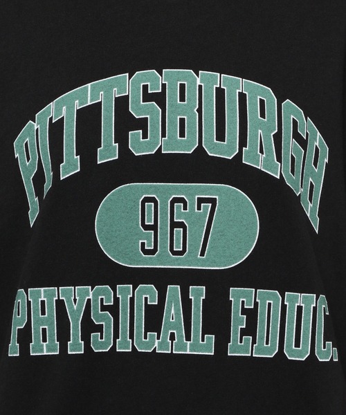 niko and...（ニコアンド）の「アソートロゴロング丈Tシャツ（Tシャツ/カットソー・レディース・クリーム/チャコール/オフホワイト/ブラック・FREE）」の10枚目の写真