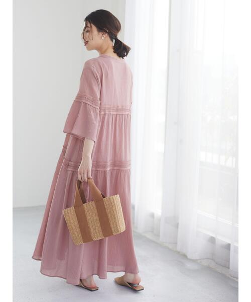 Green　Parks（グリーンパークス）の「・ワイドテープかごバッグ＊（かごバッグ・レディース・キャメル/ブラック・FREE）」の7枚目の写真