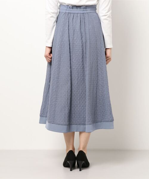 MISCH MASCH（ミッシュマッシュ）の「コットンレーススカート（スカート・レディース・ブルー/ベージュ/ホワイト・SMALL/MEDIUM）」の5枚目の写真