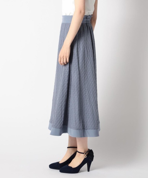 MISCH MASCH（ミッシュマッシュ）の「コットンレーススカート（スカート・レディース・ブルー/ベージュ/ホワイト・SMALL/MEDIUM）」の6枚目の写真