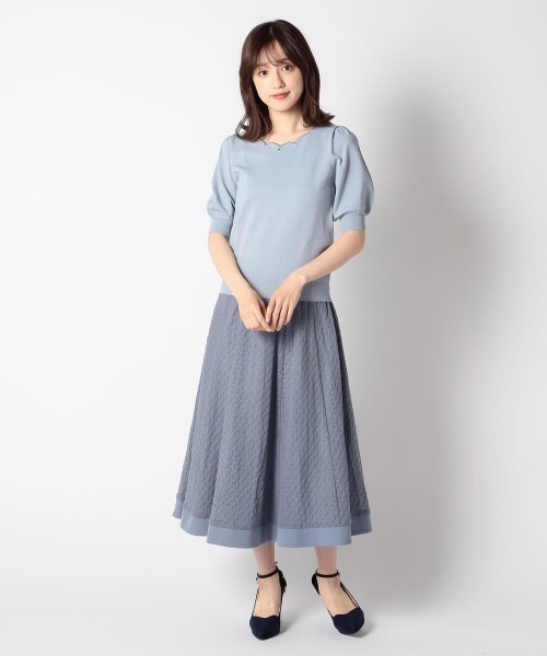 MISCH MASCH（ミッシュマッシュ）の「コットンレーススカート（スカート・レディース・ブルー/ベージュ/ホワイト・SMALL/MEDIUM）」の11枚目の写真