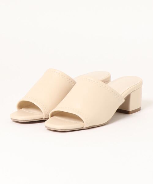 NOFALL(ノーフォール)の「ソフトレザースクエアトゥミュールサンダル(サンダル・レディース・ブラック/ベージュ/グレー/ピンク/ブルー・LL/3L/SS/S/M/L)」の17枚目の写真