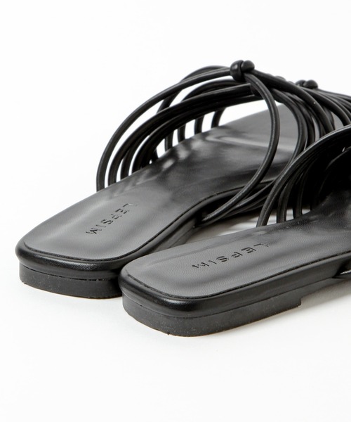 LEPSIM（レプシィム）の「ナロークロススライドサンダル　944142（サンダル・レディース・ブラック/ゴールド/ライトベージュ・SMALL/MEDIUM/LARGE）」の13枚目の写真