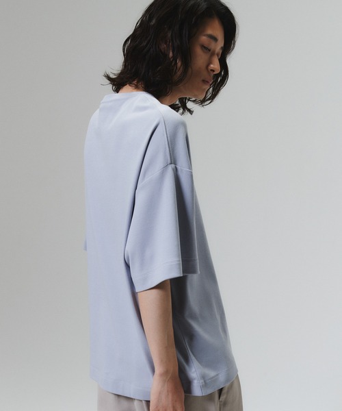 WYM LIDNM（ウィム バイ リドム）の「36G DRAPE OVERSIZED T-SHIRT（Tシャツ/カットソー・メンズ・パープル系その他/アッシュブラウン/ベージュ/ブルー・L/M/S）」の18枚目の写真