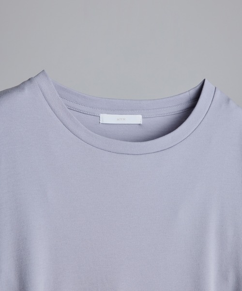 WYM LIDNM（ウィム バイ リドム）の「36G DRAPE OVERSIZED T-SHIRT（Tシャツ/カットソー・メンズ・パープル系その他/アッシュブラウン/ベージュ/ブルー・L/M/S）」の20枚目の写真