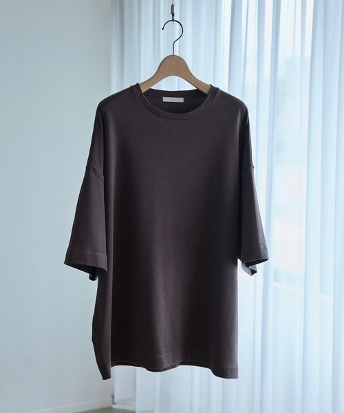 WYM LIDNM（ウィム バイ リドム）の「36G DRAPE OVERSIZED T-SHIRT（Tシャツ/カットソー・メンズ・パープル系その他/アッシュブラウン/ベージュ/ブルー・L/M/S）」の14枚目の写真