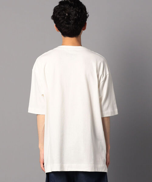 GLOSTER（グロスター）の「【GEVACO/ゲバコ】ワンポイントポケTee #GV167M01（Tシャツ/カットソー・メンズ・ホワイト/ベージュ/サックスブルー・40/38/42/36）」の6枚目の写真