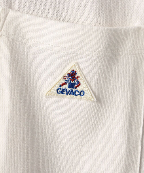 GLOSTER（グロスター）の「【GEVACO/ゲバコ】ワンポイントポケTee #GV167M01（Tシャツ/カットソー・メンズ・ホワイト/ベージュ/サックスブルー・40/38/42/36）」の11枚目の写真