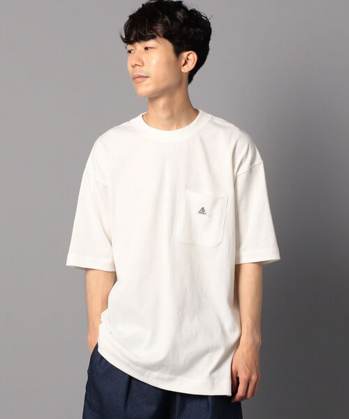 GLOSTER（グロスター）の「【GEVACO/ゲバコ】ワンポイントポケTee #GV167M01（Tシャツ/カットソー・メンズ・ホワイト/ベージュ/サックスブルー・40/38/42/36）」の13枚目の写真