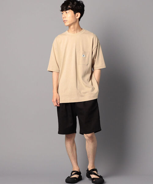 GLOSTER（グロスター）の「【GEVACO/ゲバコ】ワンポイントポケTee #GV167M01（Tシャツ/カットソー・メンズ・ホワイト/ベージュ/サックスブルー・40/38/42/36）」の16枚目の写真