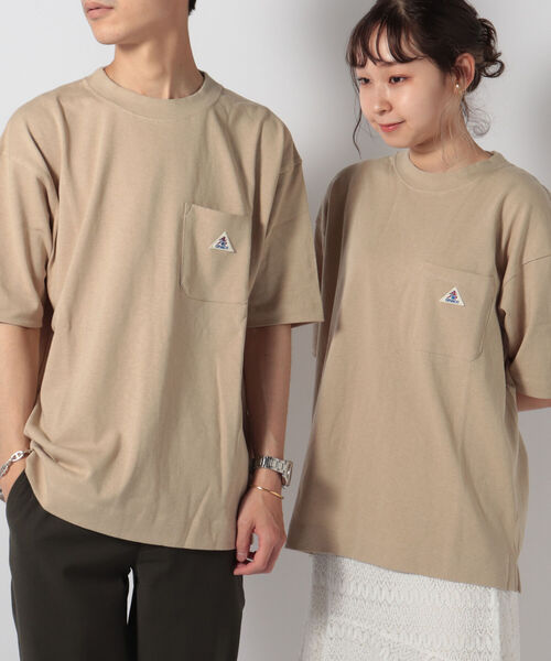 GLOSTER（グロスター）の「【GEVACO/ゲバコ】ワンポイントポケTee #GV167M01（Tシャツ/カットソー・メンズ・ホワイト/ベージュ/サックスブルー・40/38/42/36）」の20枚目の写真
