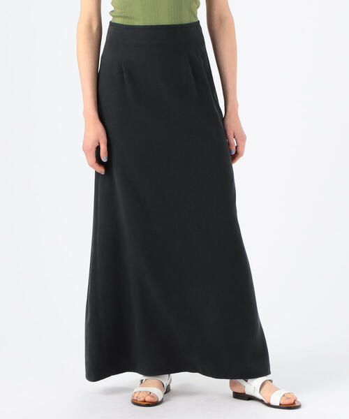 TOMORROWLAND (トゥモローランド)の「セルロースギャバジン サイドスリットロングスカート(スカート・レディース・チャコールグレー/ブラウン・38/36/34)」の5枚目の写真