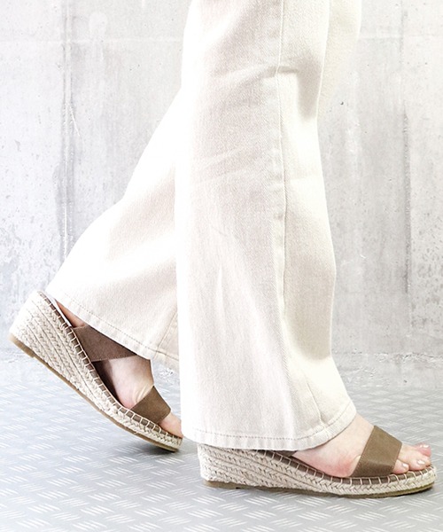 EDWIN（エドウィン）の「【EDWIN】ウエッジソール2ベルトサンダル（サンダル・レディース・ブラック/イエロー/ダークベージュ・LL/S/M/L）」の8枚目の写真