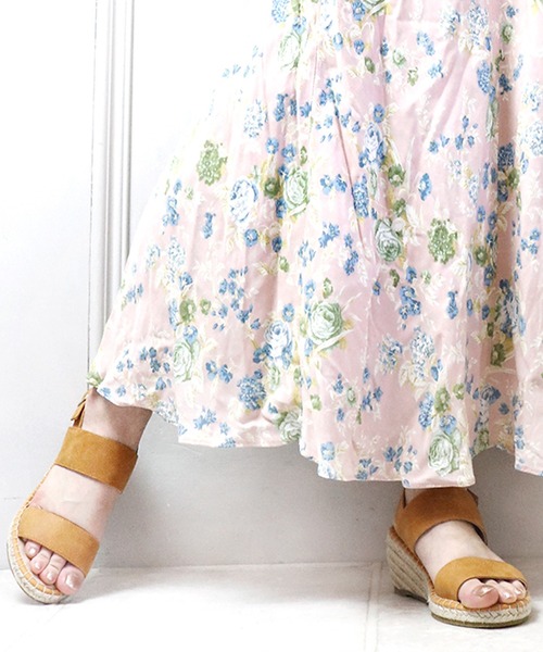 EDWIN（エドウィン）の「【EDWIN】ウエッジソール2ベルトサンダル（サンダル・レディース・ブラック/イエロー/ダークベージュ・LL/S/M/L）」の9枚目の写真