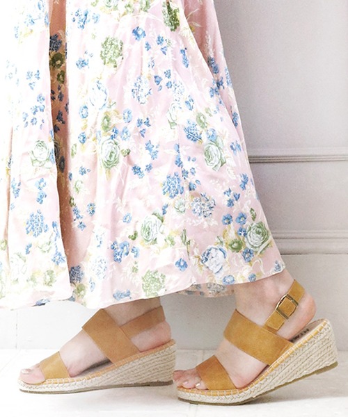 EDWIN（エドウィン）の「【EDWIN】ウエッジソール2ベルトサンダル（サンダル・レディース・ブラック/イエロー/ダークベージュ・LL/S/M/L）」の10枚目の写真