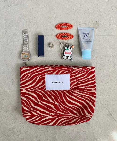 SANSeLF(サンセルフ)の「マルチポーチ sana20【SANSeLF】(ポーチ・レディース・ブラック系その他/ブラック系その他2/レオパード/ブラック系その他3/ブラック系その他4/ブラウン系その他/グリーン/ベージュ/ライトパープル/グリーン系その他/ライトイエロー/イエロー×グリーン/ブラック系その他5/ブルー/レッド/ベージュ系その他/ブラウン/ライトグリーン・FREE)」の17枚目の写真