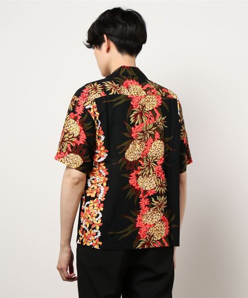 Grand PARK（グランドパーク）の「HILOHATTIパイナップルアロハシャツ（シャツ/ブラウス・メンズ・ブラック・X-SMALL/SMALL）」の11枚目の写真