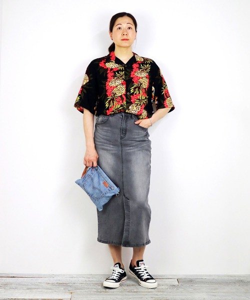 Grand PARK（グランドパーク）の「HILOHATTIパイナップルアロハシャツ（シャツ/ブラウス・メンズ・ブラック・X-SMALL/SMALL）」の4枚目の写真