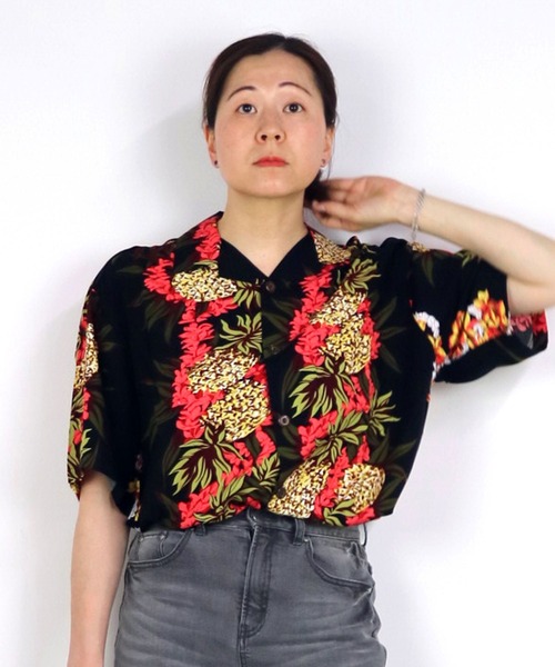 Grand PARK（グランドパーク）の「HILOHATTIパイナップルアロハシャツ（シャツ/ブラウス・メンズ・ブラック・X-SMALL/SMALL）」の7枚目の写真