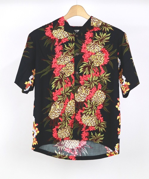 Grand PARK（グランドパーク）の「HILOHATTIパイナップルアロハシャツ（シャツ/ブラウス・メンズ・ブラック・X-SMALL/SMALL）」の8枚目の写真