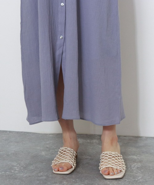 archives（アルシーヴ）の「【入荷禁止】ボリューム袖刺繍ワンピース＋ペチコートSET（ワンピース・レディース・ブルー/オフホワイト/ブラック・MEDIUM）」の13枚目の写真