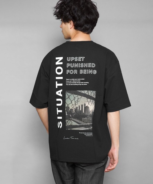 CERCA（チェルカ）の「BEYES/バックフォトプリントＴシャツ（Tシャツ/カットソー・メンズ・ホワイト/ブラック/ベージュ・MEDIUM/LARGE）」の11枚目の写真
