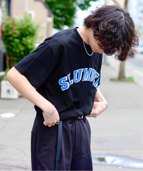 y/m by れぽすけ（イムバイレポスケ）の「SLUMBER T/SH（Tシャツ/カットソー・メンズ・ホワイト/ライトブルー/ブラック・MEDIUM/LARGE）」の9枚目の写真