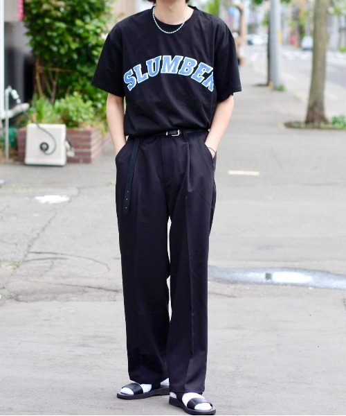 y/m by れぽすけ（イムバイレポスケ）の「SLUMBER T/SH（Tシャツ/カットソー・メンズ・ホワイト/ライトブルー/ブラック・MEDIUM/LARGE）」の14枚目の写真