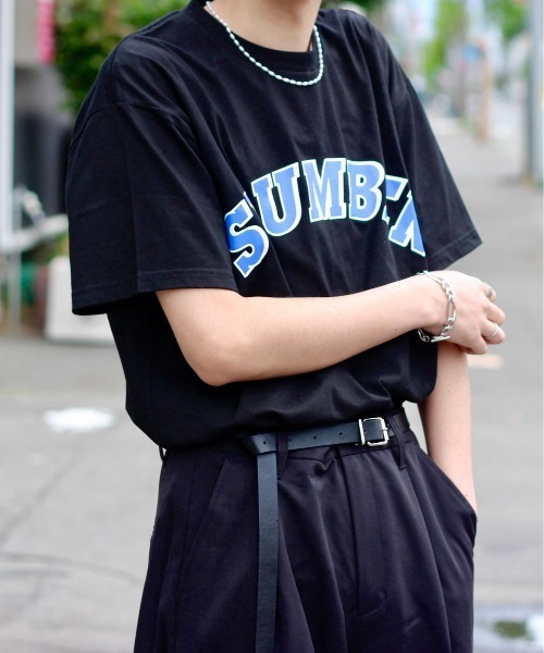 y/m by れぽすけ（イムバイレポスケ）の「SLUMBER T/SH（Tシャツ/カットソー・メンズ・ホワイト/ライトブルー/ブラック・MEDIUM/LARGE）」の11枚目の写真