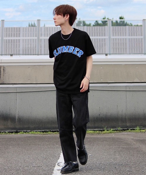 y/m by れぽすけ（イムバイレポスケ）の「SLUMBER T/SH（Tシャツ/カットソー・メンズ・ホワイト/ライトブルー/ブラック・MEDIUM/LARGE）」の5枚目の写真