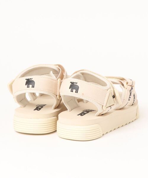 moz(モズ)の「MOZ(モズ) 3ベルトスポーツサンダル(サンダル・レディース・ブラック/アイボリー・M/L/S/LL)」の3枚目の写真