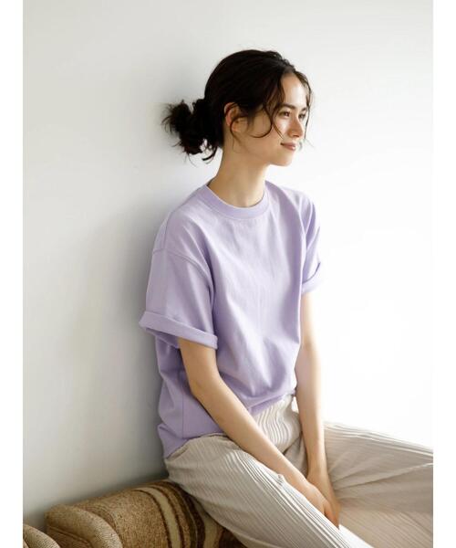 koe(コエ)の「ランダムプリーツパンツ*(その他パンツ・レディース・グリーン系その他3/ラベンダー/アイボリー・M)」の13枚目の写真