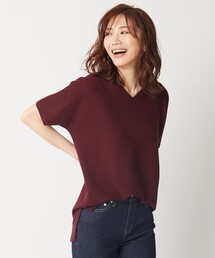 【洗える】フォールコットンヤーン ニット