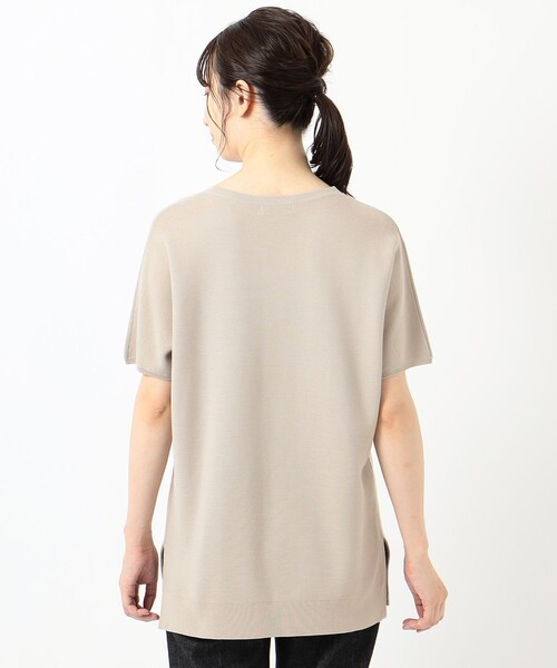 J.PRESS(ジェイプレス)の「【洗える】フォールコットンヤーン ニット(ニット/セーター・レディース・ベージュ系/ネイビー系/ワイン系/スモーキーグリーン系・F)」の16枚目の写真