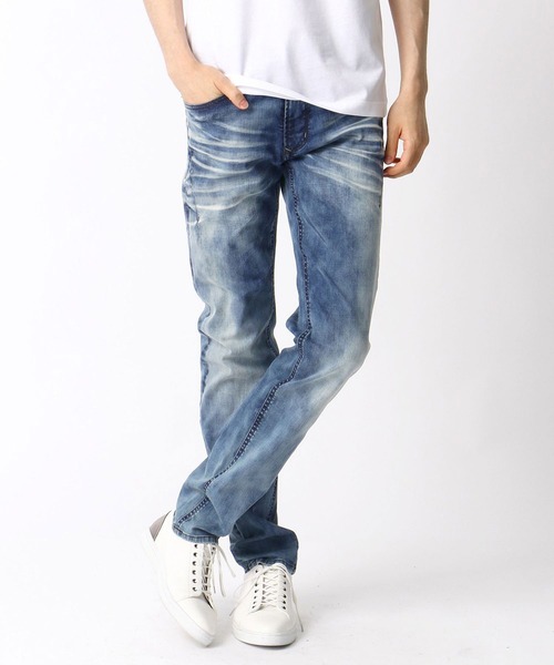 HIDEAWAYS NICOLE(ハイダウェイニコル)の「ハイパワーストレッチデニムパンツ(デニムパンツ・メンズ・ブラック/グレー/ブルー/ネイビー・SMALL/MEDIUM/LARGE/X-LARGE)」の7枚目の写真