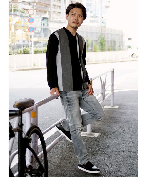 HIDEAWAYS NICOLE(ハイダウェイニコル)の「ハイパワーストレッチデニムパンツ(デニムパンツ・メンズ・ブラック/グレー/ブルー/ネイビー・SMALL/MEDIUM/LARGE/X-LARGE)」の20枚目の写真