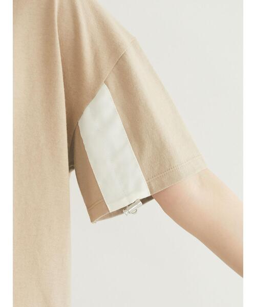CRAFT STANDARD BOUTIQUE(クラフトスタンダードブティック)の「袖スピンドルTシャツ *(Tシャツ/カットソー・レディース・オフホワイト/ブラック/ベージュ・FREE)」の21枚目の写真