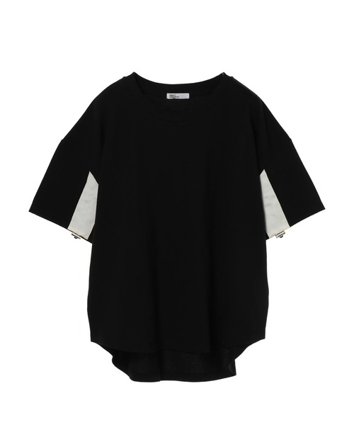 CRAFT STANDARD BOUTIQUE(クラフトスタンダードブティック)の「袖スピンドルTシャツ *(Tシャツ/カットソー・レディース・オフホワイト/ブラック/ベージュ・FREE)」の8枚目の写真