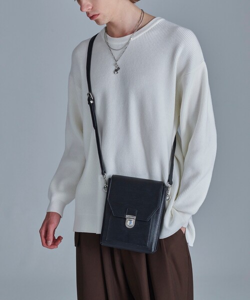 tk.TAKEO KIKUCHI（ティーケータケオキクチ）の「◆フラップスクエアボックスショルダーバッグ（ショルダーバッグ・メンズ・カーキ/ボルドー/ブラック系8/ベージュ系8/グレー/ブラック・00）」の3枚目の写真