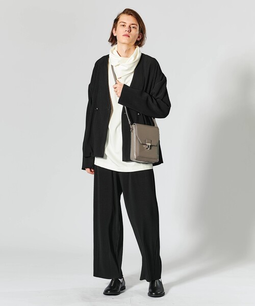 tk.TAKEO KIKUCHI（ティーケータケオキクチ）の「◆フラップスクエアボックスショルダーバッグ（ショルダーバッグ・メンズ・カーキ/ボルドー/ブラック系8/ベージュ系8/グレー/ブラック・00）」の15枚目の写真