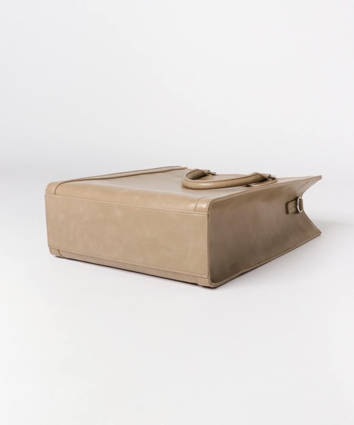 SENSE OF PLACE by URBAN RESEARCH（センスオブプレイスバイアーバンリサーチ）の「A4フレームトートバッグ（トートバッグ・レディース・ブラック/ベージュ/ブラウン/ベージュ系その他・ONE）」の7枚目の写真