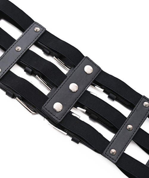 Narcissus（ナルシス）の「【Narcissus】３連ベルト（ベルト・レディース・ブラック・FREE）」の7枚目の写真