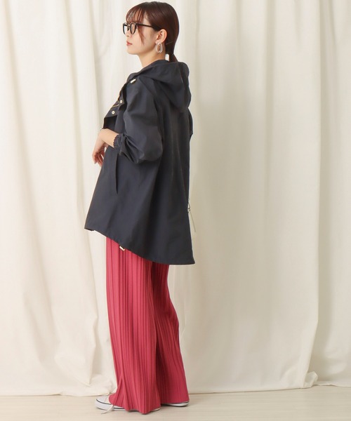 libelle more（リベル モア）の「《撥水加工》 裾ドロストミドル丈ブルゾン（マウンテンパーカー・レディース・カーキ/モカ/ブラック/グレイッシュベージュ/ネイビー/ベージュ・M/L）」の22枚目の写真